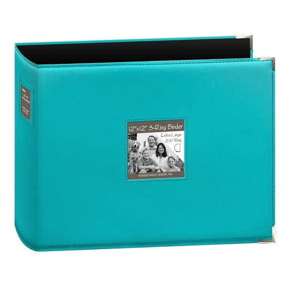 Pioneer Photo Albums XL 12x12 3-Ring Binder Scrapbook, Bright Blue