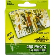 Photo Corners Self-Adhesive .5" 250/Pkg-Clear