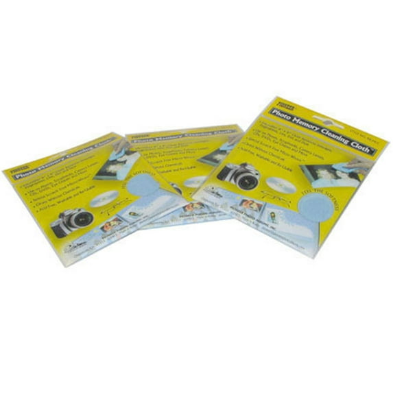 Pioneer Photo Album Photo Memory Cleaning Cloth. 8x8 Microfiber Cloth (3 Pack)