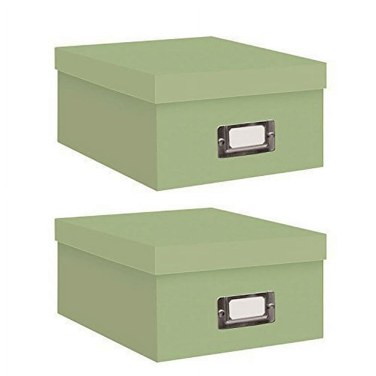 PLOGFÅRA Storage box with lid, set of 2, light beige - IKEA