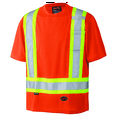 thumbnail image 1 of Pioneer Birdseye Safety T-Shirt  - Color:  Hi-Viz Orange  - Size: M, 1 of 2