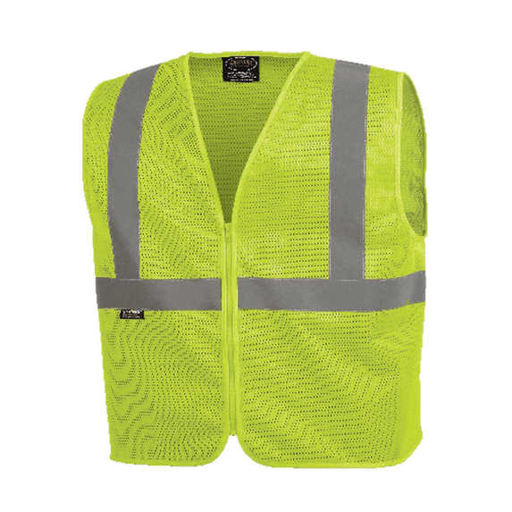 Pioneer Pioneer - Mesh Safety Vest No Pockets - Hi-Vis Yellow/Green - Size 3XL