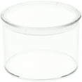thumbnail image 1 of Pioneer Plastics 002C Clear Extra Small Round Plastic Container, 2" W x 1.4375" H, Pack of 48, 1 of 4