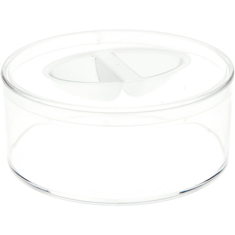 Small round 2024 clear plastic containers