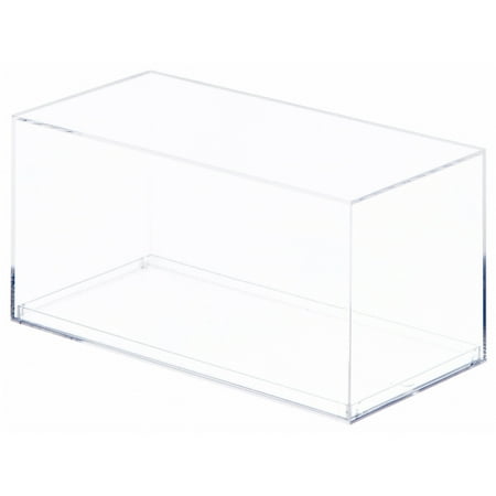 Pioneer Plastics 083C Small Clear Plastic Display Case, 3.5" W x 3.75" D x 8" H (Mailer Box)