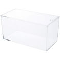 thumbnail image 1 of Pioneer Plastics 083CAQUA Clear Micro Habitat Terrarium, Tarantula Enclosure, Desktop Aquarium, 7.75" W x 3.75" D x 3.75" H, 1 of 3
