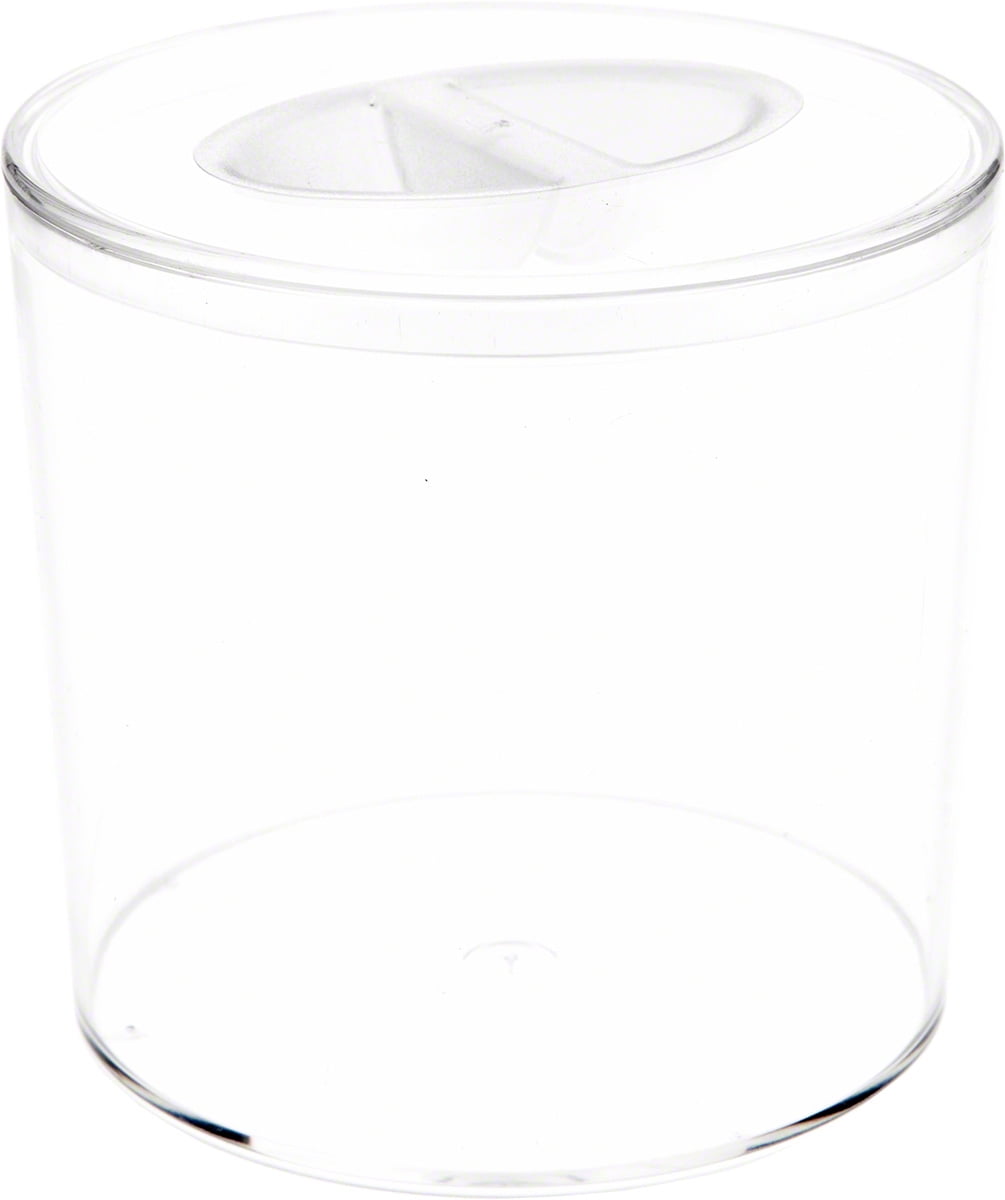 Pioneer Plastics 575C Clear Rectangular Plastic Container with Snap Closure  Lid, 7 W x 5 D x 1.25 H