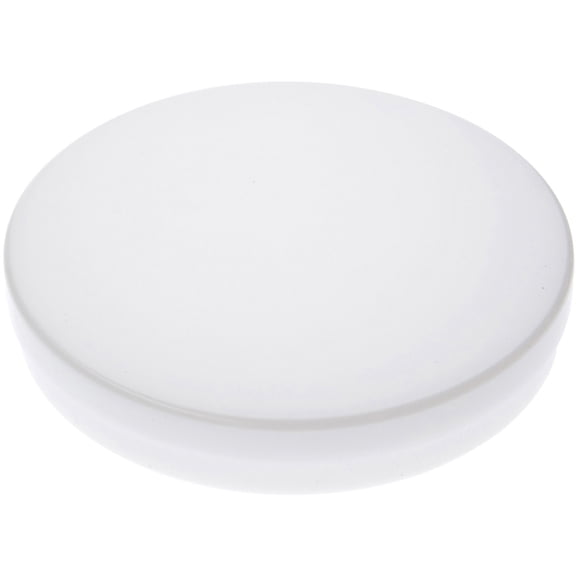 Pioneer Plastics 170CHIPS White Round Petri Dish Plastic Container, 6" W x 1" H, Pack of 2