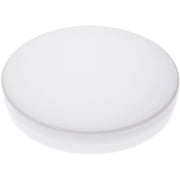 Pioneer Plastics 170CHIPS White Round Petri Dish Plastic Container, 6" W x 1" H, Pack of 4
