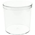 thumbnail image 1 of Pioneer Plastics 190C Clear Round Plastic Container, 5.125" W x 5.125" H, Pack of 12, 1 of 4
