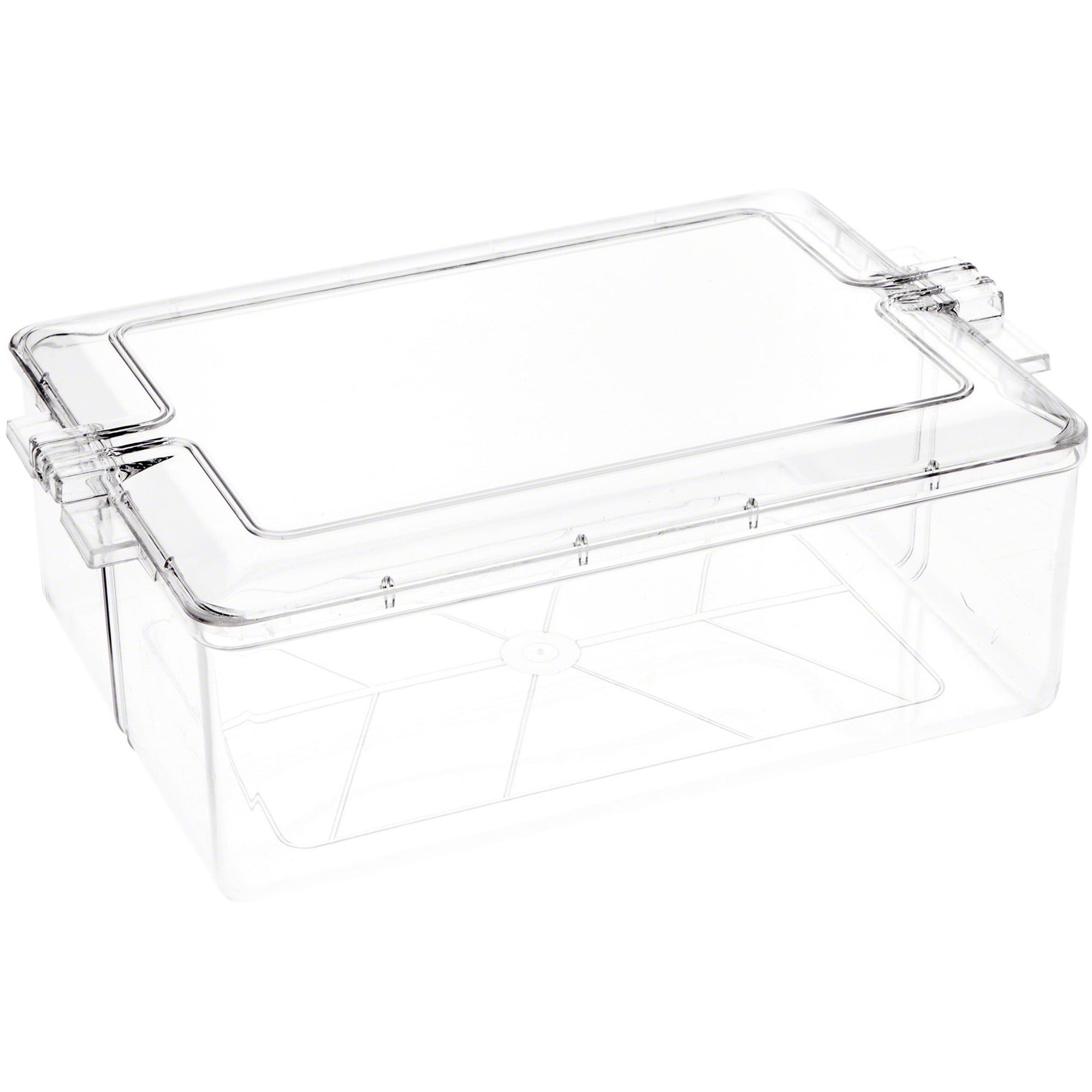 Pioneer Plastics 195C Clear Rectangular Plastic Container