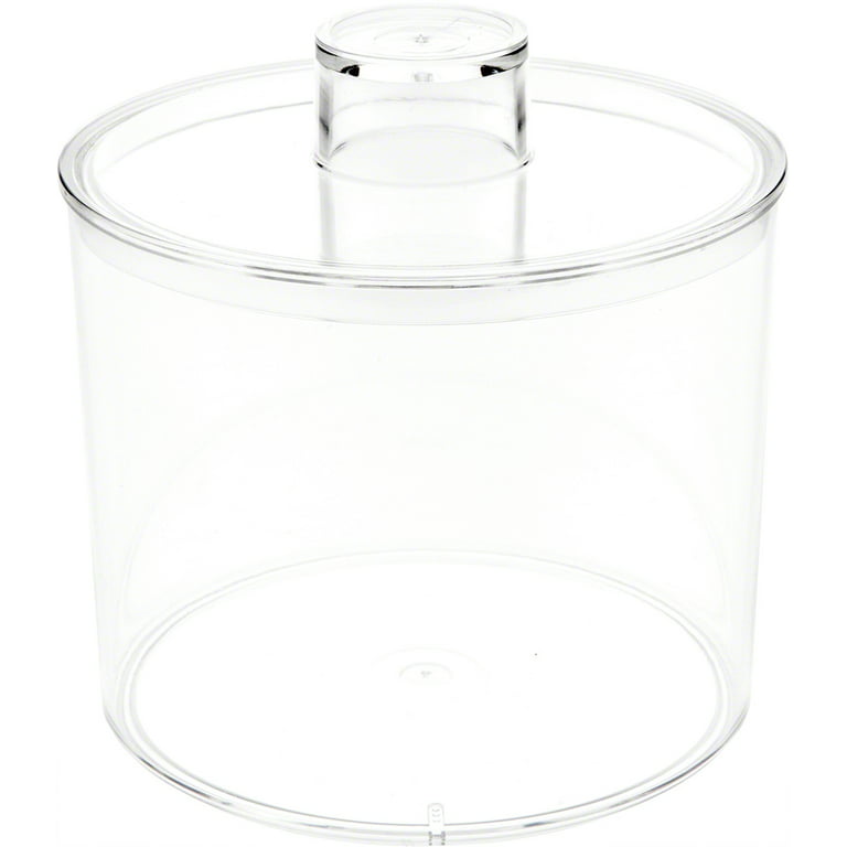 Clear Round Plastic Containers with Lids