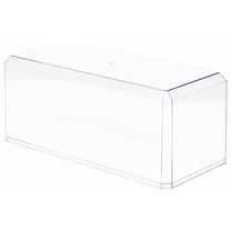 Pioneer Plastics 576C Clear Plastic Beveled Edge Display Case, 6" W x 7" D x 15.5" H (Mailer Box)