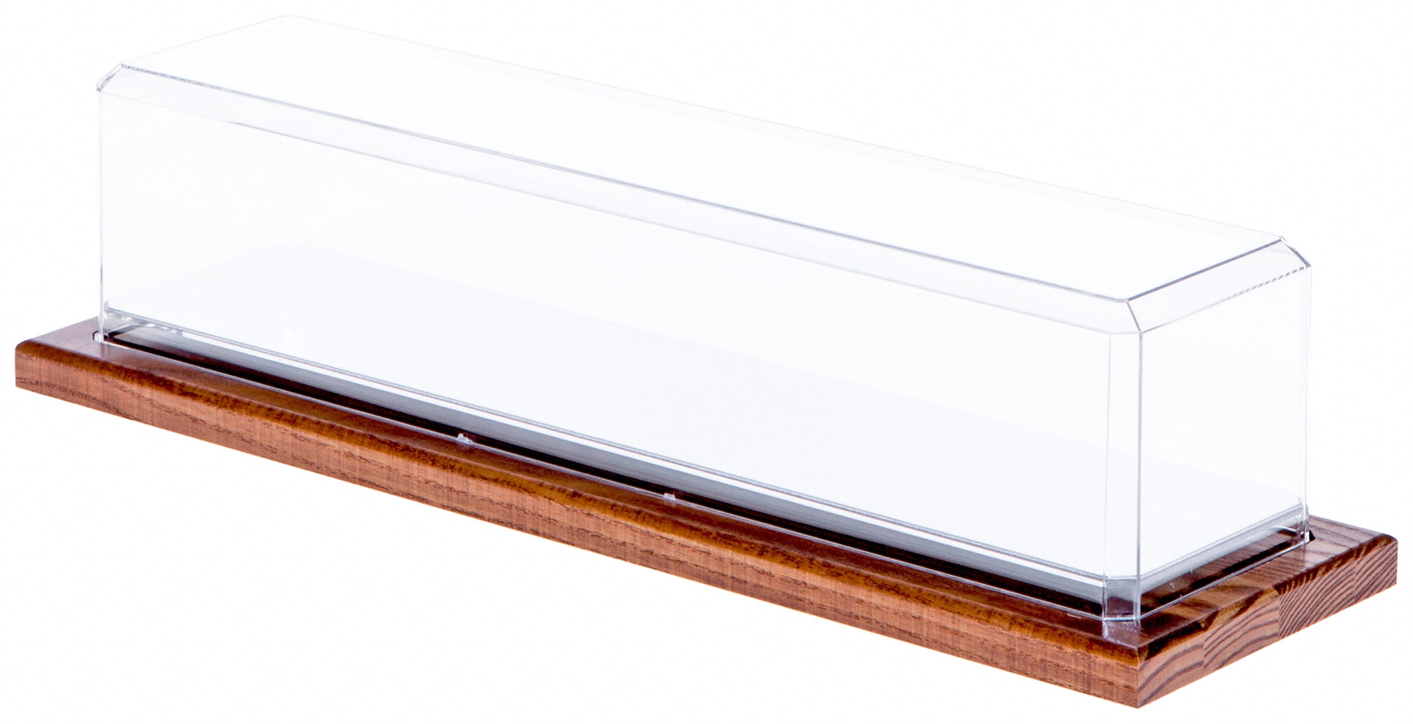 Pioneer Plastics 633CDWOOD Clear Plastic Display Case for 164 Scale Trucks with Wood Base