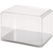 Pioneer Plastics 865CD-UV Clear Plastic Mini Helmet Display Case Mirrored, UV Resistant, 8 W x 6 D x 5 H