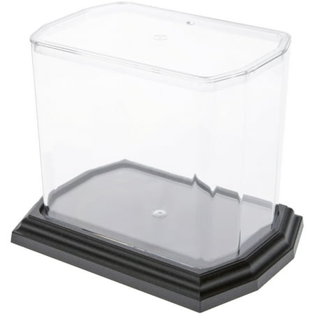 Pioneer Plastics Clear Plastic Desktop Aquarium with Base, 5.75" W x 3.75" D x 5" H