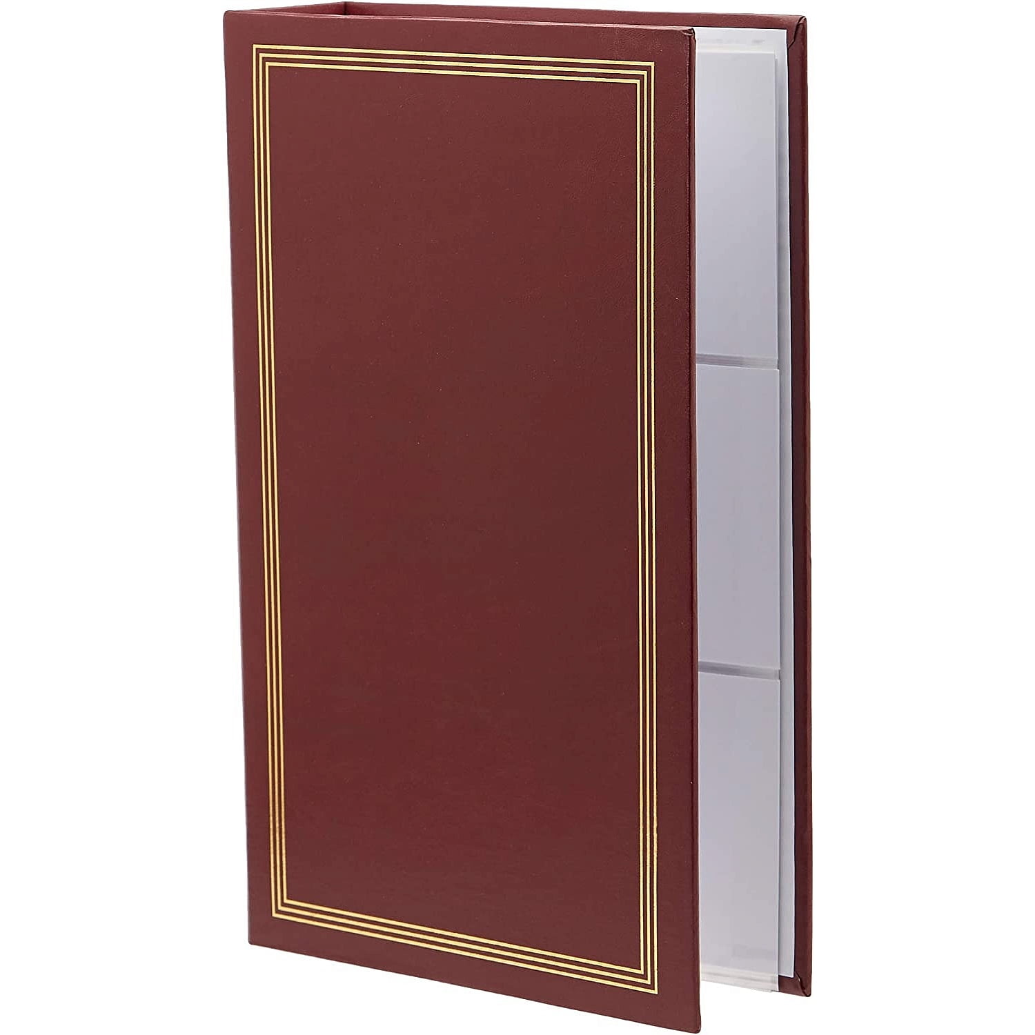 Personalized Presidential Leather Album - Burgundy - Leather