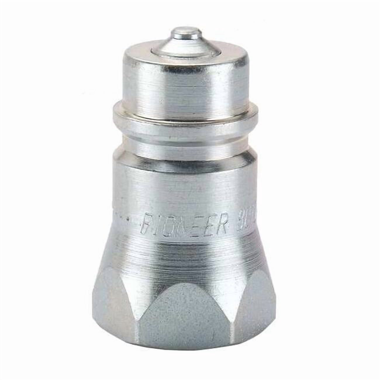 Hydraulic Quick Connect Hose Coupling, Steel Body, Ball Lock, 3/4"-14 Thread Size, 8010 Series
