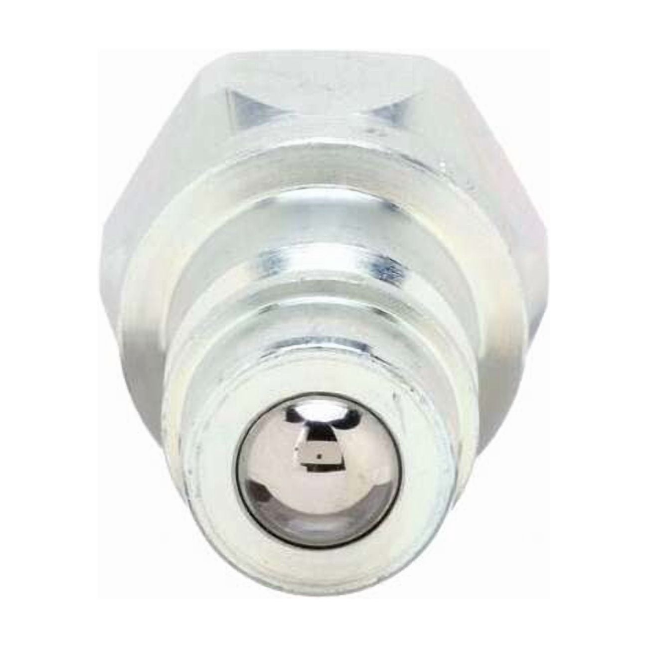 Hydraulic Quick Connect Hose Coupling, Steel Body, Ball Lock, 3/4"-14 Thread Size, 8010 Series