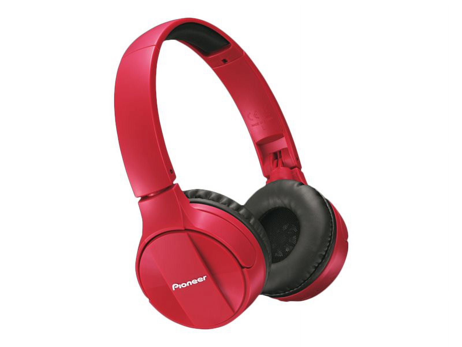 Pioneer On Ear Wireless Headphone Red