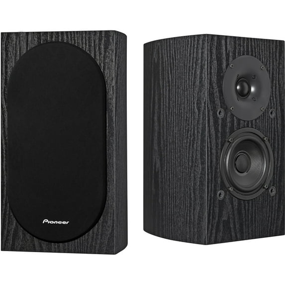 Pioneer SP-BS22-LR Andrew Jones Designed Bookshelf Speakers - Pair (Black)