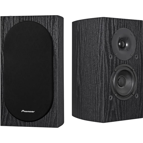 Pioneer SP-BS22-LR Andrew Jones Designed Bookshelf Speakers - Pair (Black)