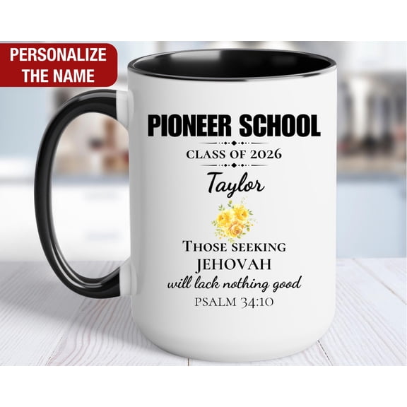 Pioneer School 2026 Personalized Mug JW Pioneer School Gifts JW Pioneer Service School 202