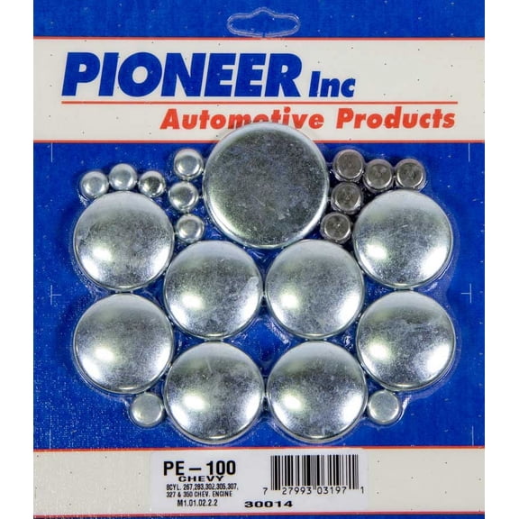 Pioneer Small Block Chevy Steel Freeze Plug Kit P/N PE100