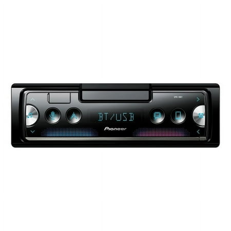 Pioneer - In-dash Bluetooth® Audio Digital Media (ADM) Receiver with Built-In Cradle for Smartphone - Black
