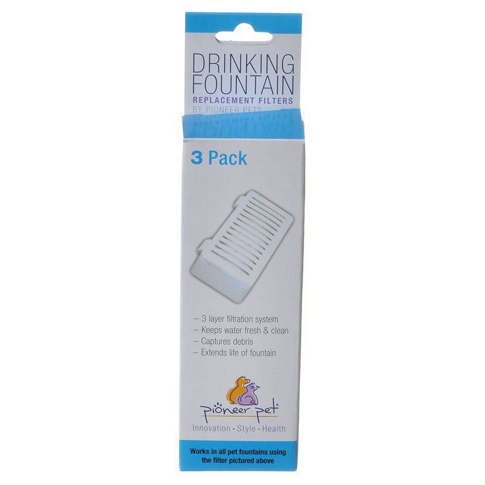 Pioneer 3-Pack T-Shaped Water Fountain Filters