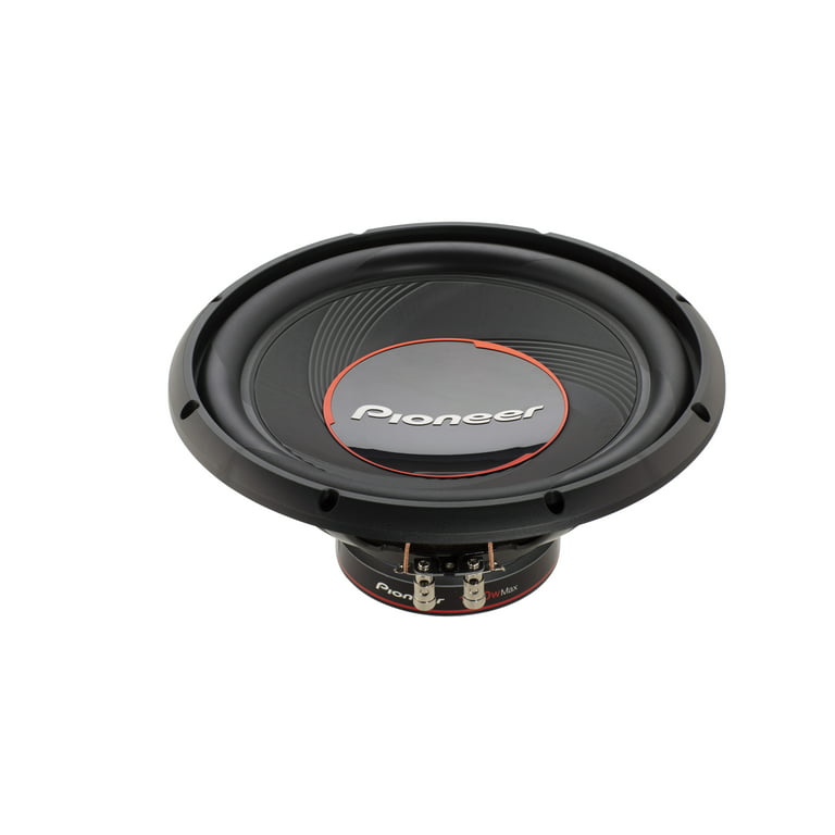 Pioneer TS-1200M 12" - 1400 W Max Power, Single 4Ω Voice Coil, IMPP™ cone, Rubber Surround | Component Subwoofer -