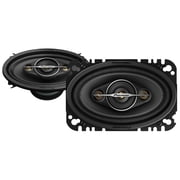 Pioneer TS-A4671F 4"x6” - 4-way, 210 W Max Power, Carbon/Mica-reinforced IMPP™ cone, 1-5/8" (42mm) C