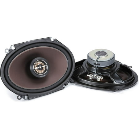Pioneer - 6" x 8" 2-way Car Speakers Aramid Fiber-reinforced IMPP cone (Pair) - Black