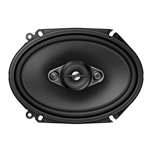 Pioneer TS-A6880F 6" x 8" 4-Way Coaxial Car Speakers, 350 Watts Max Power, Custom-Fit Adapters