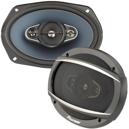 Pioneer - 6" x 9" 4-way Coaxial Speakers (Pair) - BLUE