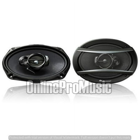 Pioneer TS-A6960F 450W Max (90W RMS) 6" x 9" A-Series 4-Way Component Car Speake