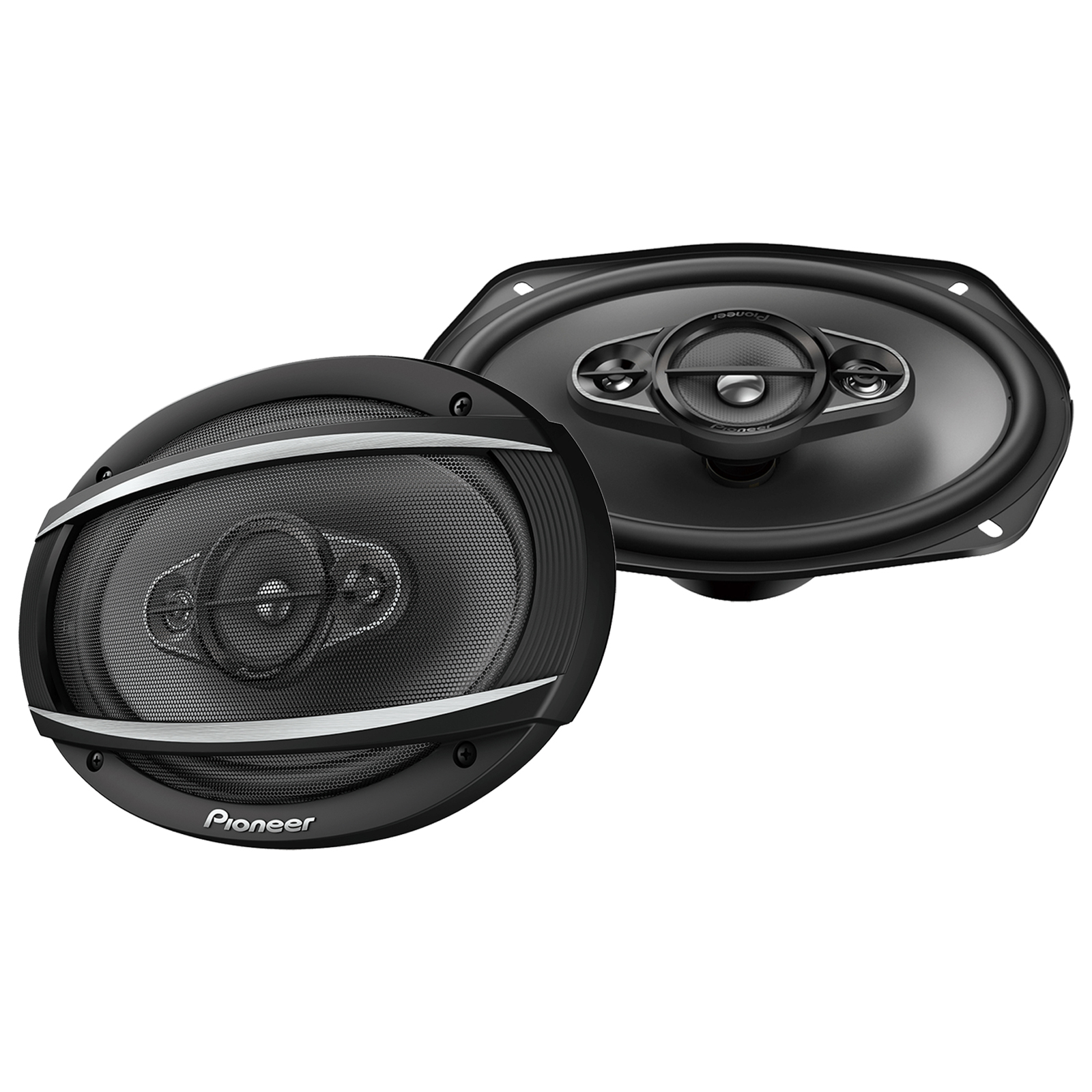 Pioneer TS-A6967S A-Series 6x9" shallow 4-Way 450 Watts Max Power Black Car Audio Speakers (Pair) - image 1 of 4