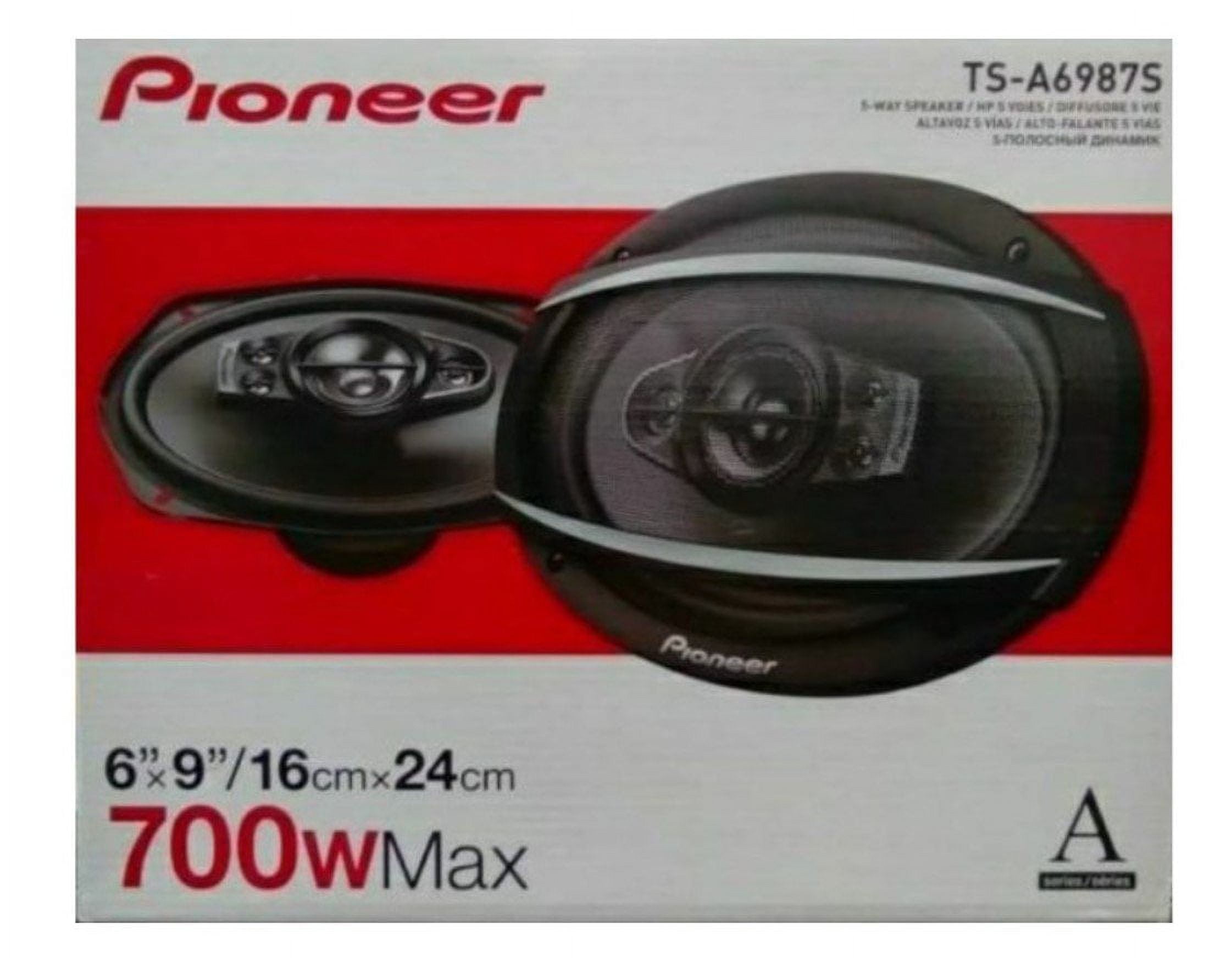 Pioneer TS-A6987S 6" x 9" 700 Watt 5-Way Car Speakers