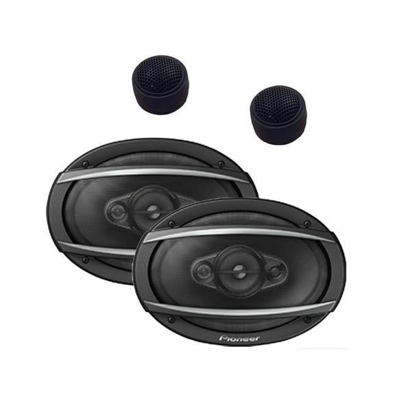 Pioneer TS-A6990F 6x9" 5-Way 700 Watts Coaxial Speakers W/ FREE pair of Tweeters