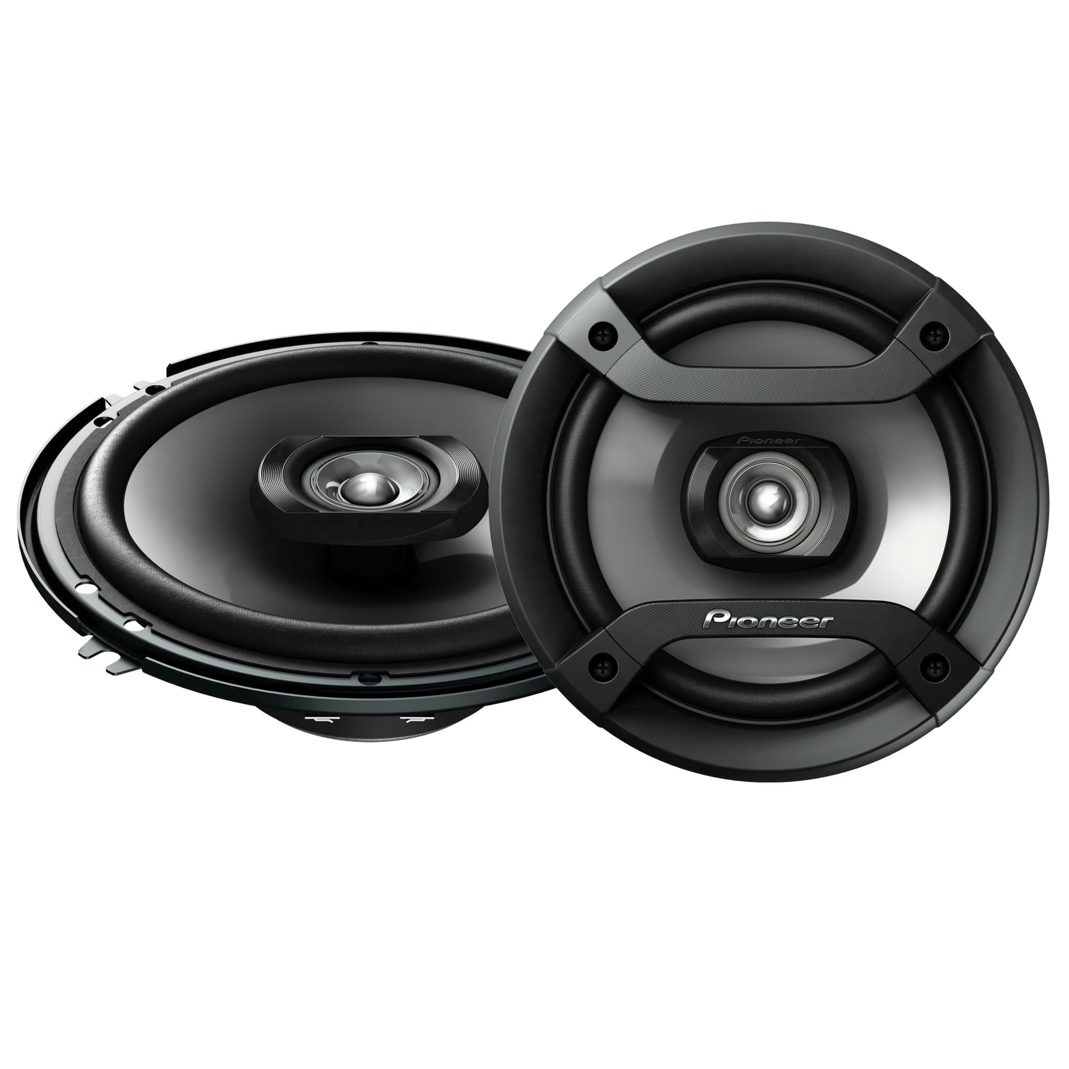 Pioneer TS-F1634R 6-1/2" - 2-Way, 200 W Max Power, and 30mm Tweeter - Coaxial Speakers (pair) Balanced Sound + Smooth Treble, Great Stock Replacement, High-Efficiency Speaker Designed for OEM Power