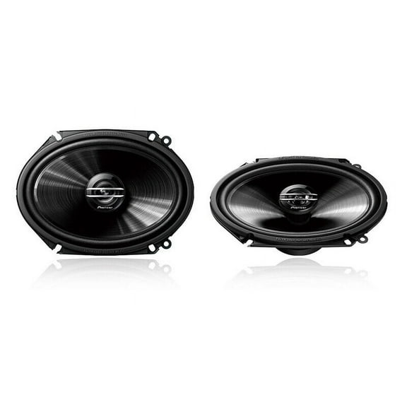 Pioneer TS-G6820S 6x8" 2-way 250w Max Power MPP Woofer Cone Speakers -Pair Bundle