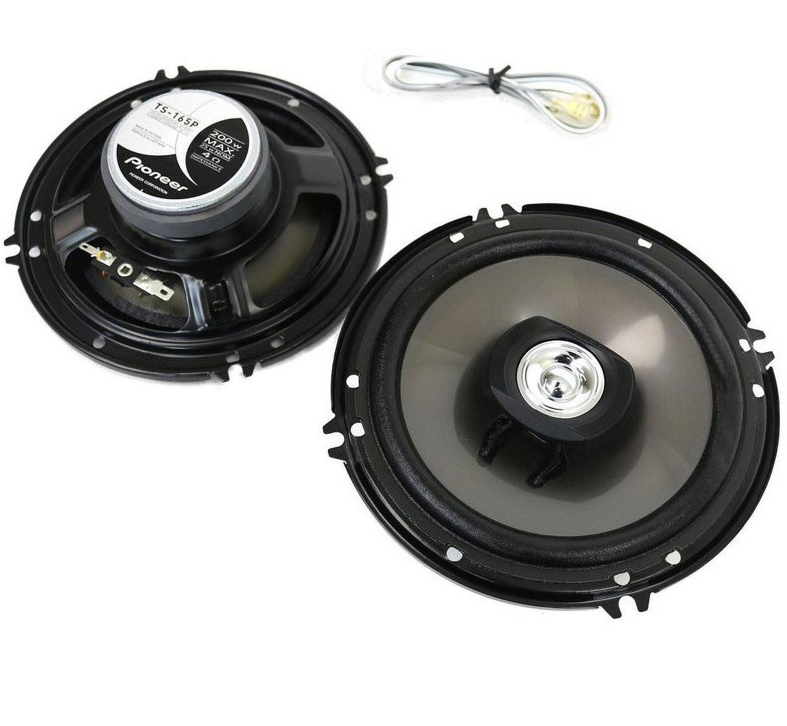 Pioneer TS165P 6.5-in 2-Way Full Range Coaxial Speakers Pair 4 Ohms 100 Watts Max 50 Watts RMS