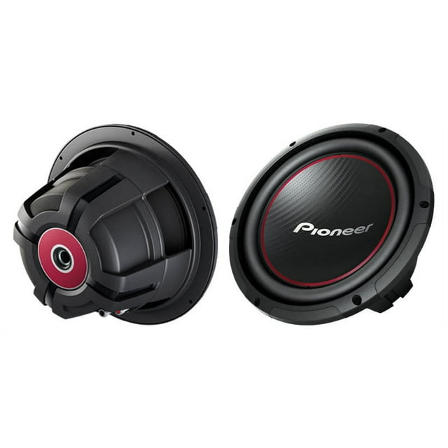 Pioneer TSW304R Subwoofer 12" 4 Ohm with Pioneer GMD8601 Mono