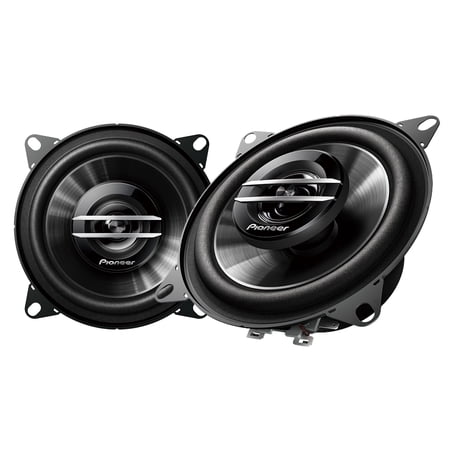 PIONEER G-Series TS-G1020S 4” 2-Way Speakers (Pair) – 210W Max, Crisp Highs + Clear Vocals, Great Stock Replacement, High-Efficiency Speaker Designed for OEM Power