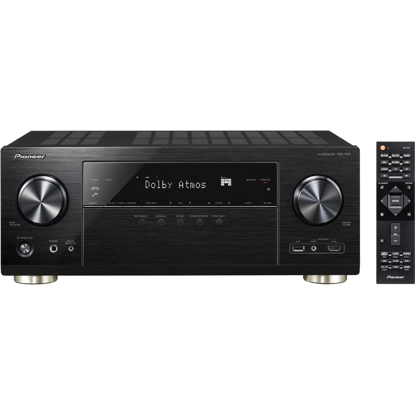 Pioneer VSX1131 3D Ready A/V Receiver, 7.2 Channel, Black