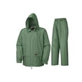 thumbnail image 1 of Pioneer Waterproof Rain Suit for Men - Lightweight Rain Jacket and Rain Pants - 2 Pockets - Green, 1 of 9