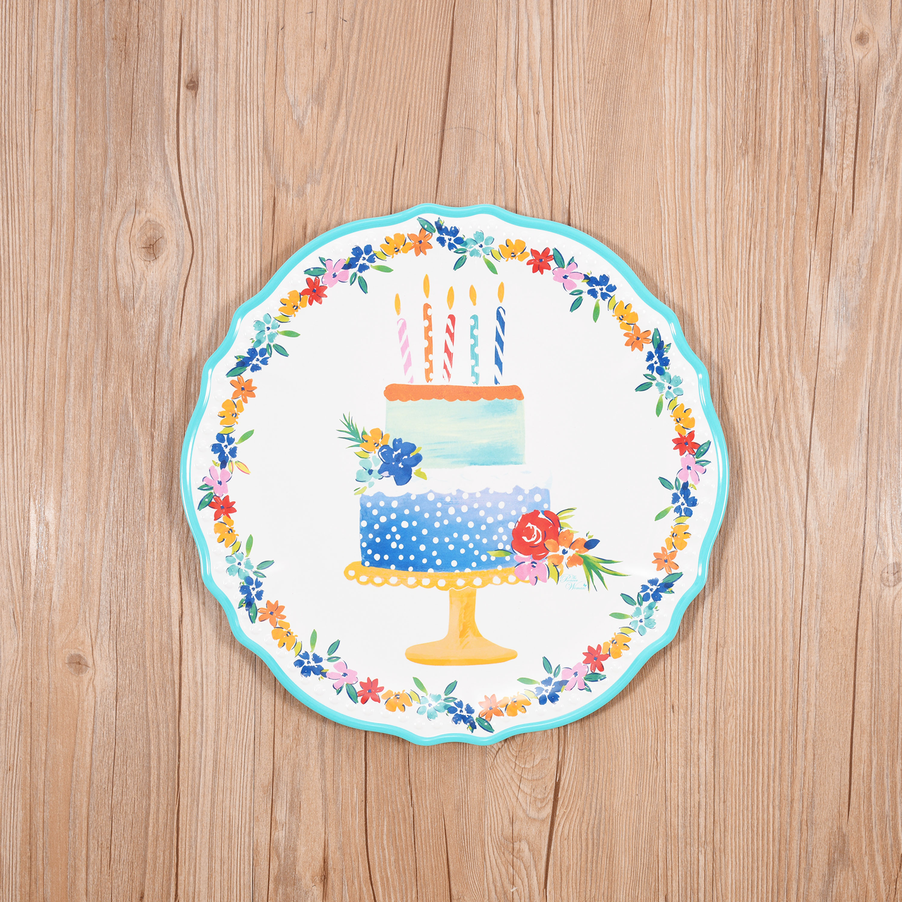 Pioneer Woman 14-inch Birthday Platter Assortment - image 1 of 8
