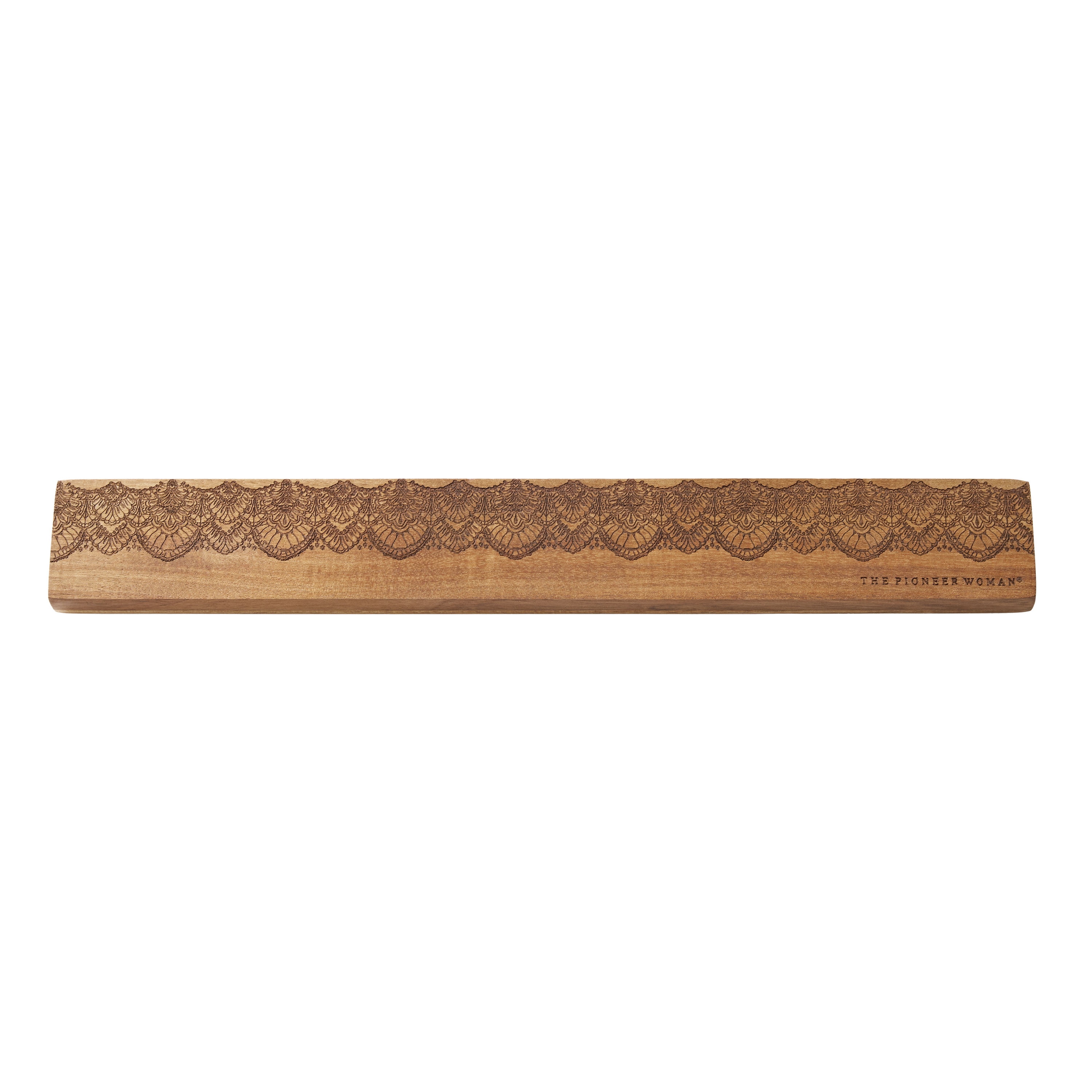The Pioneer Woman Vintage Lace 15-Inch Acacia Wood Magnetic Wall