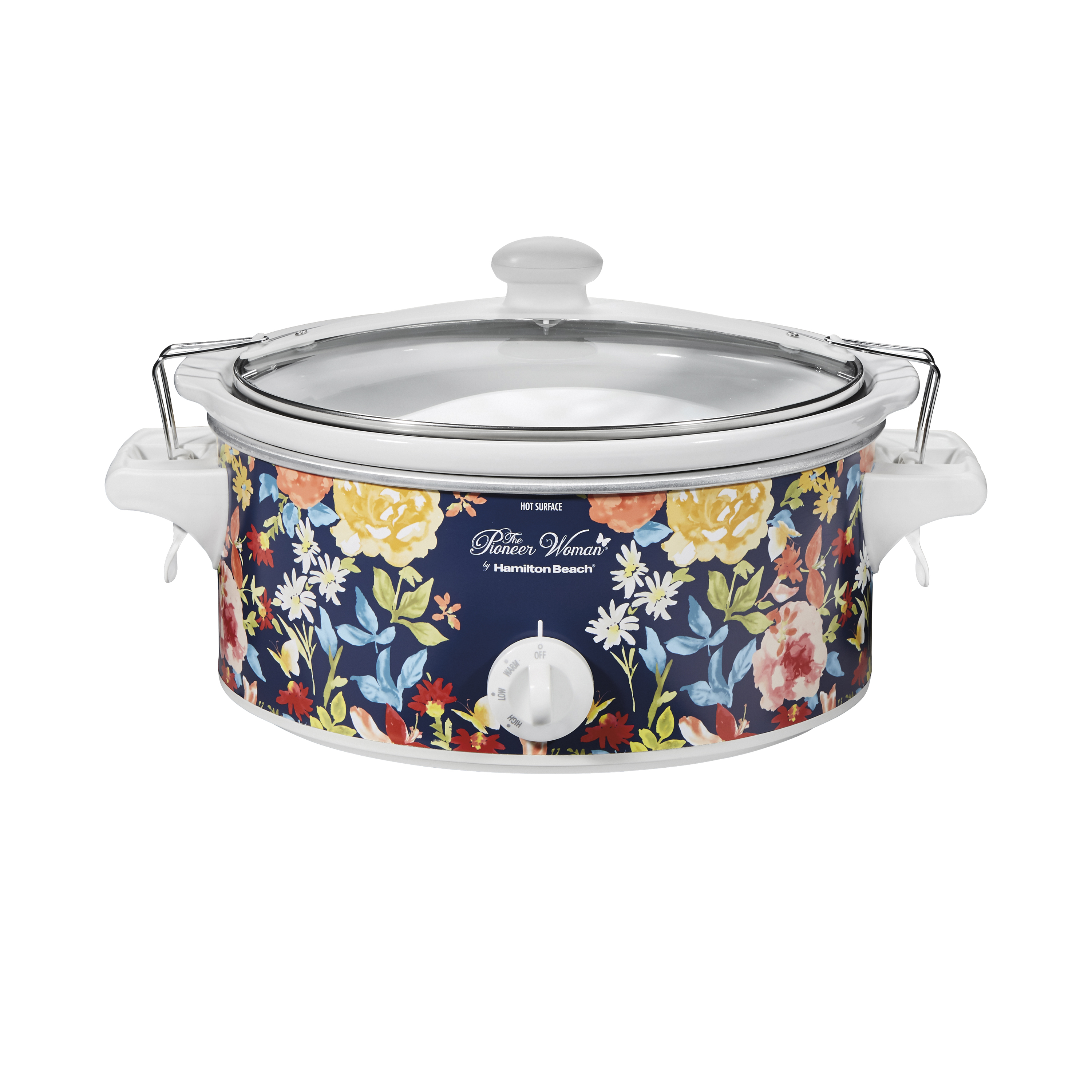 Pioneer Woman 6 Quart Portable Slow Cooker Fiona Floral | Model# 33066 By Hamilton Beach - image 1 of 12