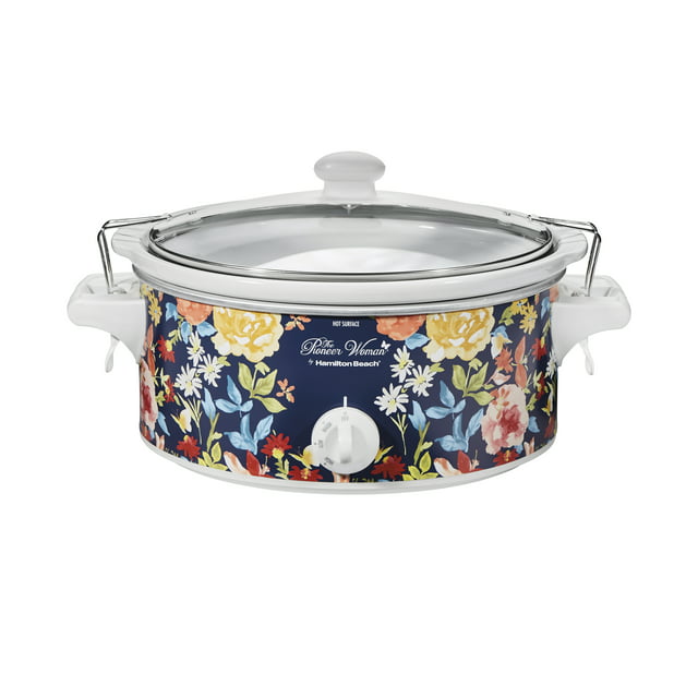 Pioneer Woman 6 Quart Portable Slow Cooker Fiona Floral | Model# 33066 By Hamilton Beach